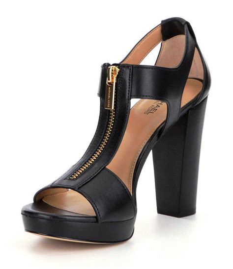 berkley sandal michael kors|berkley leather block heel sandal.